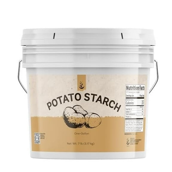 Pure Original Ingredients Potato Starch 1 Gallon Wheat & Corn Alternative, Non-GMO, Baking & Cooking Thickener