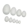 thumbnail image 4 of 9 piezas de huevos de espuma de Pascua para manualidades, sin pintar, decoración, huevos de imitación lisos para estilo B, 4 of 8