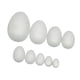 thumbnail image 4 of 9 huevos de espuma de Pascua para pintar, sin pintar, color blanco, para proyectos decorativos. estilo B, 4 of 8