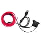 thumbnail image 3 of Speravity Tira de LED 3M, luz de neón Flexible, cable EL, línea de tubo de cuerda ambiental con controlador para fiesta de disfraces, decoración de Automoción decorativa y accesorios Rosado rojo Speravity VI000919-05B, 3 of 6