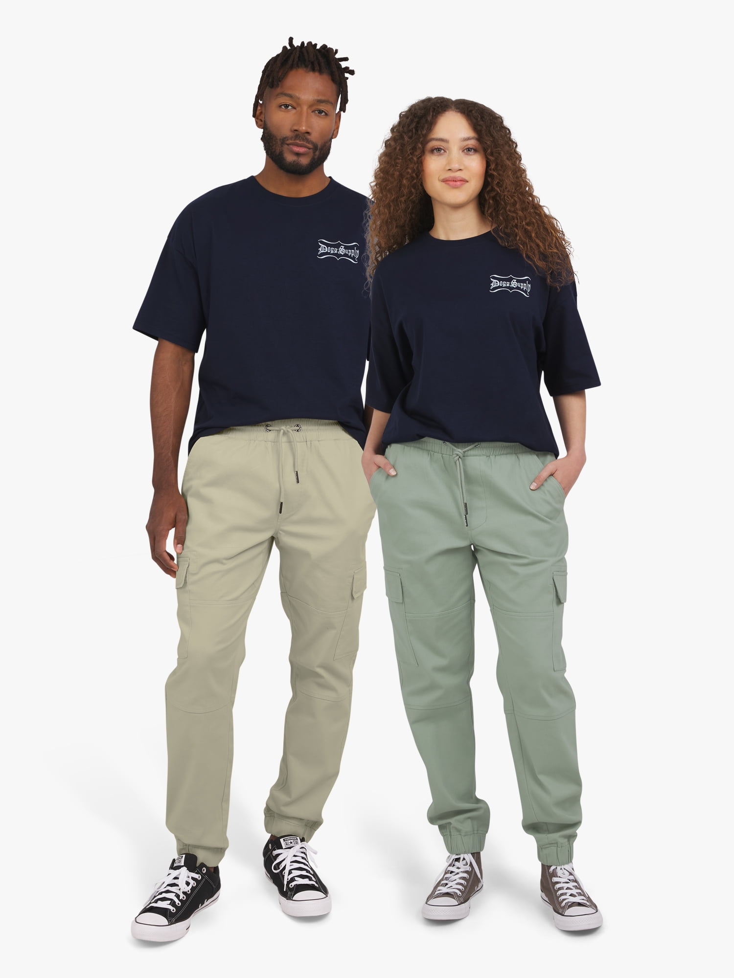 Dogg Supply by Snoop Dogg All-Gender Pull-On Cargo Joggers Pants, Men's Sizes XS-5XL