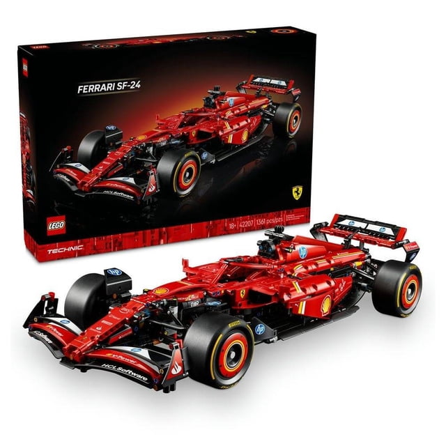 Set LEGO Technic Coche Ferrari SF-24 F1 1361 Piezas