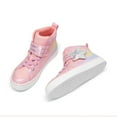 thumbnail image 2 of DREAM PAIRS Girls’ Star High-Top Sneakers with Hook and Loop, Sparkly Rainbow Casual Shoes, 2 of 5