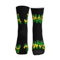 thumbnail image 2 of Unisex Jamaican Logo Novelty Ankle Socks Colorful ComfortSoft Lightweight Sports Athletic Socks, 2 of 7