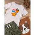 thumbnail image 3 of Cool Boy Dino Sunglasses T-Shirt Toddler -Image by Shutterstock,  5 Toddler, 3 of 4