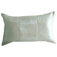thumbnail image 1 of White King Shams, Metallic Beaded Sparkly Glitter King Pillow Shams, 20x36 inch (50x90 cm) Silk King Shams, Contemporary King Shams, Solid Color King Pillow - White Center, 1 of 4