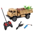 thumbnail image 2 of Camión de construcción RC de 4 canales con Radio Control de 4WD todoterreno orugas vehículos de ingeniería coche para y adultos juguetes Con árbol Baoblaze camión de construcción rc, 2 of 7
