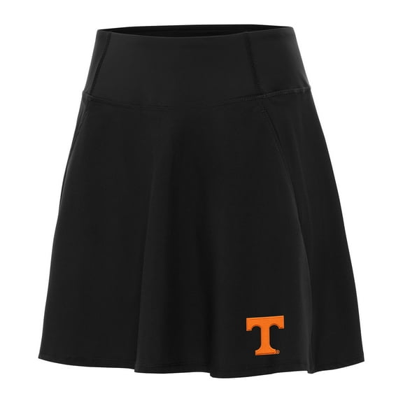 Women's Antigua Black Tennessee Volunteers Chip Skort