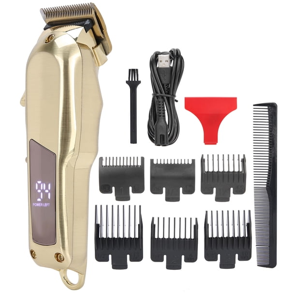 Cortadora de cabello para hombres juego de cortadora de cabello inalámbrica recargable por USB con 6 peines herramienta de peinado para estilistas y barberos ANGGREK Otros