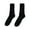 Black-3, variant on Unisex Casual Thick Warm Wool Women's Socks, Mid-Tube Floor Sleep Socks Crew Socks Black