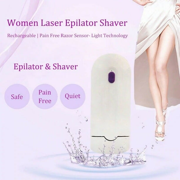 2-in-1 Epilator Women Painless Touch Facial Body Hair Removal Depilator Shaver