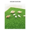 thumbnail image 2 of BallsFHK Artificial Grass Indoor Outdoor 0.5x0.5 FT, 0.8 Inch Realistic Synthetic Fake Grass, Artificial Grass Rug Dog Pet Mat, Carpet For Patio, 2 of 5