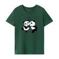 thumbnail image 1 of Camiseta para Mujer, Top de Manga Corta, Camiseta Básica Suave, Cuello Redondo, para Trabajo, Vacaciones SG, 1 of 7