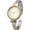 Two-Tone, variant on Collections Womens 32mm Case Plaided Designed Rhinestone Cuff Bangle Watch (Silver)