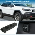 thumbnail image 2 of Interruptor de ventana eléctrica Unique Bargains No.56009451AC Interruptor de control de ventana para Jeep Cherokee 2001 Negro, 2 of 7