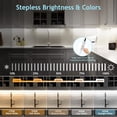 thumbnail image 3 of shiyou-Under Cabinet Lights Plug in, 6 Pcs 12 Inch Multi-Color Under Cabinet Lighting, Super Bright Under Counter Lights for Kitchen, Ultra Thin Dimmable Light for Cabinet, Counter, Workbench, Desk, 3 of 4