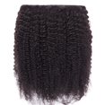 thumbnail image 4 of Extensions de Cheveux Humains à Clip pour Femmes, Afro à Double Trame, Crépus et Bouclés, Tête Complète, 4 of 6
