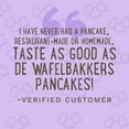 thumbnail image 4 of De Wafelbakkers Chocolate Chip Pancakes, 33 oz, 24 Count Bag (Frozen), 4 of 15