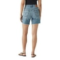 thumbnail image 2 of Women's Levi's® 501® Original High-Rise Mid-Thigh Jean Shorts Color: Pleased To Meet You Size: 26(US 2)M, 2 of 4