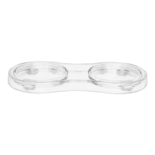 Bandeja para molinillo de sal y pimienta, Base acrílica para molinillos de pimienta, bandeja versátil para velas, joyas y llaves, accesorios para mesa de comedor de cocina