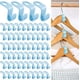 thumbnail image 1 of (Azul) 64 piezas Ganchos para colgar Ganchos de conexión para perchas Conector de gancho para colgar Mini perchas en cascada Ahorro de espacio en armarios, 1 of 5