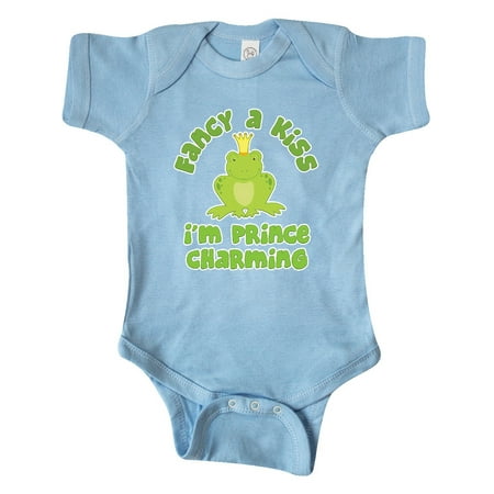 

Inktastic Fancy A Kiss I m Prince Charming Gift Baby Boy Bodysuit