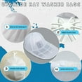thumbnail image 6 of 2-Pack Hat Washer Cage for Washing Machine - Baseball Cap Cleaning Protector with Mesh Bags, Hat Shaper & Portable Washer for Apartments, 6 of 9