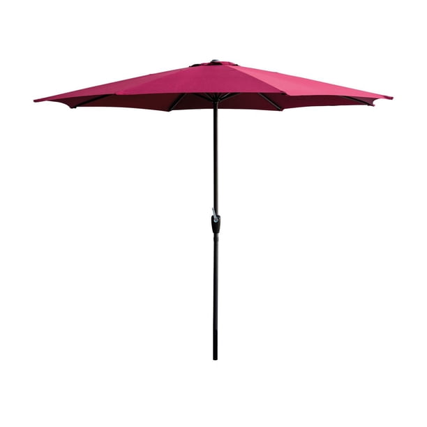 Sombrilla Para Exterior Jardin Playa 2.7mts Acero Reforzada rojo Sky Green HJSB25140001