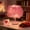 Pink, variant on LiUMX Creatives Style Table Lamp Iron Base 28×10cm USB Powered Feathers Lamp for Bedroom Living Room Wedding Decoration