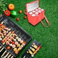 thumbnail image 5 of QUTETN Outdoor Insulated Thermal Cooler Bag Outdoor Lunch Foods Drink Boxes Drink Storage Bags Tin Foil Pack Box Camping Accessories, 5 of 7