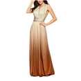 thumbnail image 2 of Uppada Robe de Soirée pour Femmes à Paillettes avec Franges et Pampilles, Robe Fluide en Mousseline, Encolure Carrée, Robe Ajustée, Robes d'Invitée de Mariage, Froncée, Extensible, Fente Latérale Irrégulière, Robe, Liquidation en Liquidation, 2 of 6
