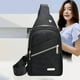 thumbnail image 5 of Sling Bag For Men Women Shoulder Backpack Chest Bags Daypack With Earphone Hole For Hiking Camping Outdoor Trip, 5 of 6
