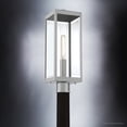 thumbnail image 6 of Luxury Modern Farmhouse Outdoor Post Light, 20.50''H x 7.00''W, with Industrial Style Elements, Minimalist Design, Stainless Steel Finish and Clear Beveled Glass, UQL1363, 6 of 7