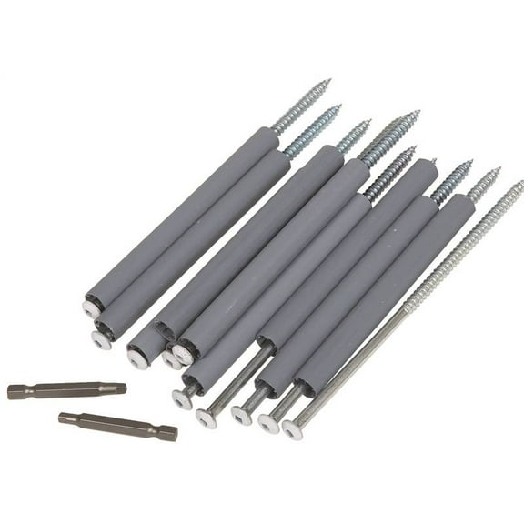 AMERIMAX HOME PRODUCTS 3304719PK 7-Inch Screw/Ferrule, Brown, 10-Pack