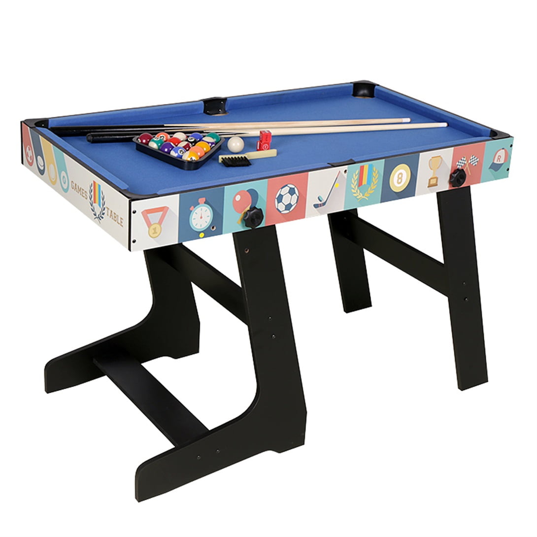 KICK Quad 48″ 4-in-1 Multi Game Table (Black)