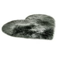 thumbnail image 3 of Heart Shaped Area Rug 15.74x11.8 In, Faux Sheepskin Fur Rug Fluffy Shaggy Rug, Dark Red Soft Plush Decorative Machine Washable Carpets for Bedroom Living Room and Sofa, 3 of 3