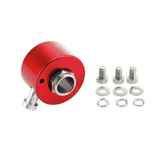 Maytalsory Bouton Poussoir Pratique pour Moyeu de Volant Roues en Aluminium Robustes et Durables Rouge 56*46*35mm 1Ensemble