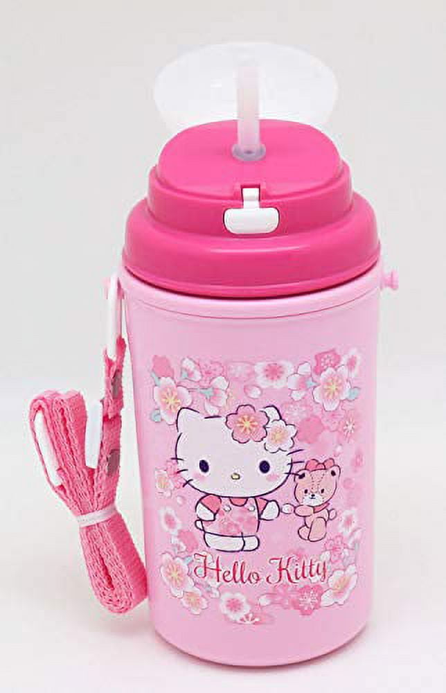 OSK Hello Kitty Kids Water Bottle with Straw 