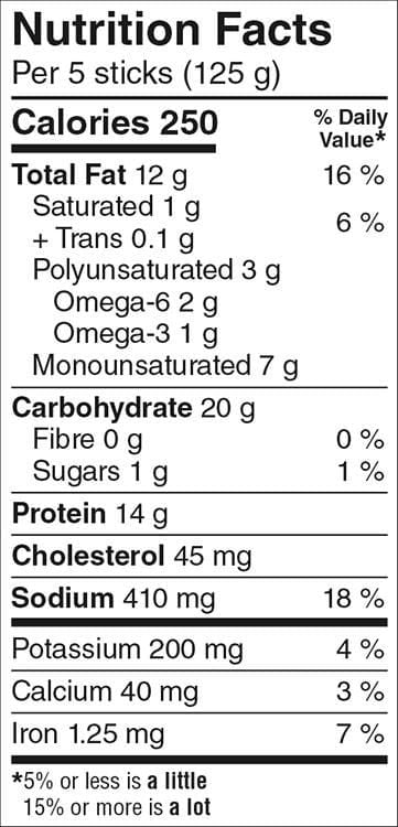 Great Value Breaded Fish Sticks, 680 g