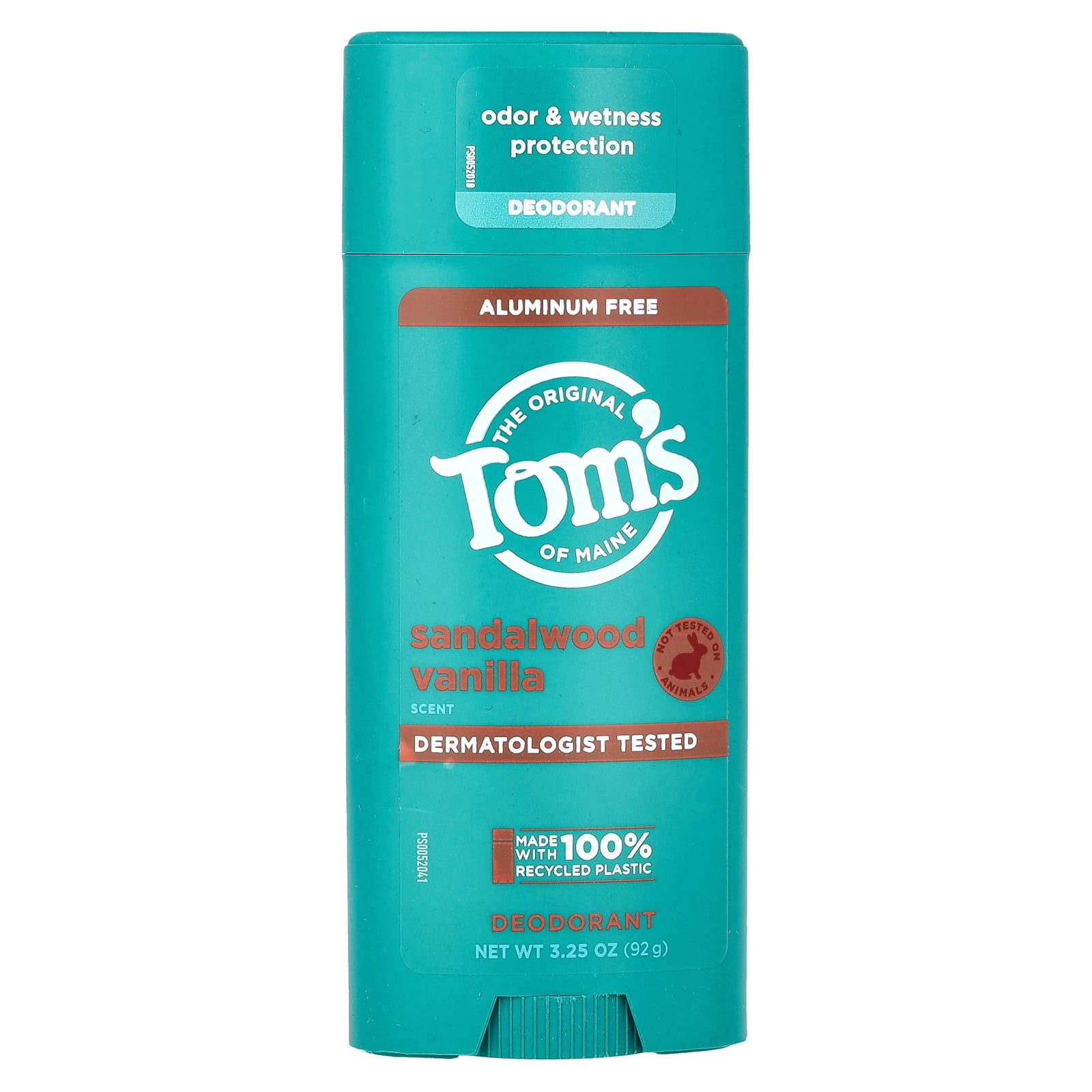 Tom's Of Maine Deodorant & Antiperspirant-Aluminum-Free Sandalwood Vanilla 3.25 oz Stick