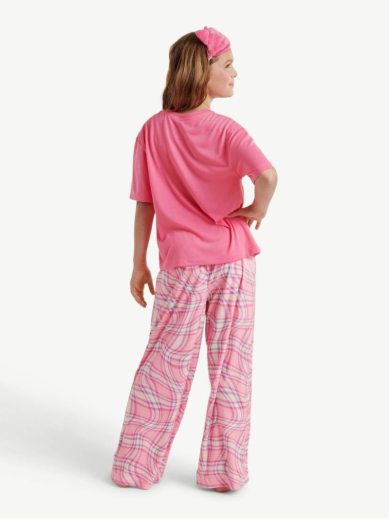 Justice Girls Cat Pajamas 3-Piece Sleepwear
