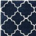 thumbnail image 4 of SAFAVIEH Hudson Jaye Geometric Shag Area Rug, Navy/Ivory, 10' x 14', 4 of 11