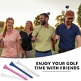 thumbnail image 4 of Yellow Niuniu Tees de golf, 2 3/4 pulgadas, 70 unidades, Tee de golf de madera profesional de lujo, Tee de golf de madera dura natural, 4 of 5