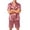 AG07_Purple Pink, variant on Resicozy Pajamas Set for Men Silk Satin Sleepwear Short Sleeve Button Down Pjs Set 2 Piece Loungewear with Pockets Purple 4XL