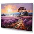thumbnail image 2 of Designart "Countryside The Violet landscape I" Landscapes Canvas Print, 2 of 5