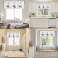 thumbnail image 5 of Cute Cow Farmhouse Animal Valances for Windows,Kitchen Valance Rod Pocket Short Curtain, Country Sheep Pig Chicken Valance Curtain Window Valances for Bedroom Bathroom Living Room 60x18in, 5 of 9