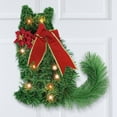 thumbnail image 4 of Christmas Wreath with LED Lights - EVA , Pre-Lit, Festive Decor, for Front Door/Window/Holiday Ornament, 4 of 4