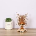 thumbnail image 3 of European-style Candle Holder Ornaments Small Candle Holder Dining Table Romantic Candlelight Dinner Three-piece Ornaments Wedding Ceremony Electroplated Ornaments, 3 of 5