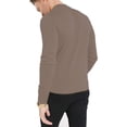 thumbnail image 2 of GHSDFBB Men Regular Fit Basic Lightweight Long Sleeve Pullover Top Mock Turtleneck T-Shirt, 2 of 4