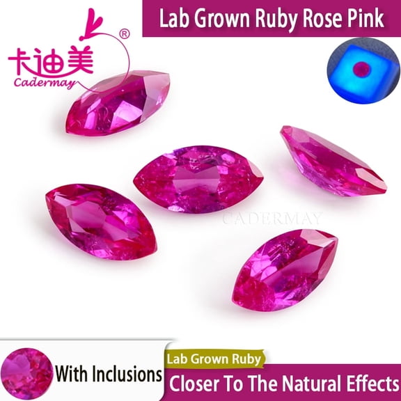 Imitation Of Natual Created Ruby Lab Grown Rose Pink Ruby  With Inclusions 3ct 7x14mm Oval Shape AGL Certified For Fine Jewelry Making